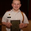 Cadet Daniel May (Stafford, VA) was named as the Winter recipient of the James G. Hogg Award for Academic and Athletic Excellence.