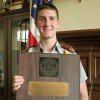 Fishburne Military School Cadet Logan Amico (Pittsgrove, NJ) was honored with the Staunton (VA) Rotary Club Ethics Award