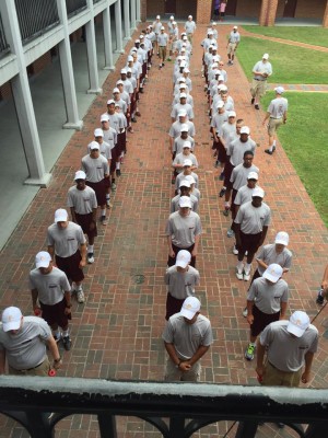 Over 100 Cadets reported this weekend for Fishburne Military School's Summer Session 2015