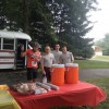 The Fishburne Military School Key Club worked in two shifts to keep the Tour de Valley riders hydrated and energized