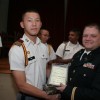 Fishburne Military School Cadet Min Chang Kang (Seoul, Korea) is the Fall recipient of the James G. Hogg Award