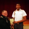 Fishburne Military School (Waynesboro, VA) honored Cadet Baboucar Sallah-Mohammed (Arlington, VA) with James G. Hogg Award