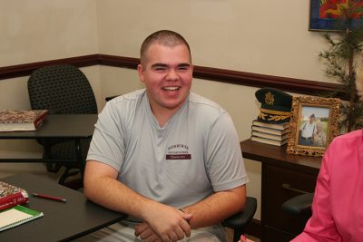 Fishburne Military School Summer Cadet during first day of classes