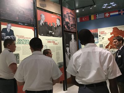 Fishburne Military School cadets continue their Leadership Studies at George C. Marshall Museum