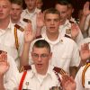 Fishburne Military School (Waynesboro, VA) Cadet Leaders take oath of office