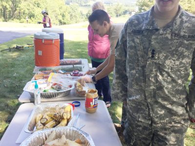 Fishburne Military School Cadets support Waynesboro's Tour de Valley