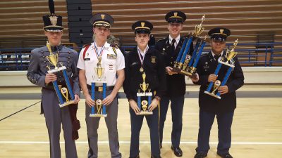 Fishburne Military School (Waynesboro, VA) Drill Teams rack up four first-place trophies in American Legion meet.