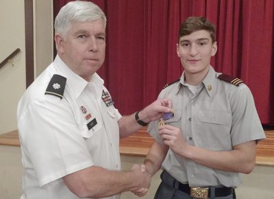 Fishburne Military School (Waynesboro, VA) receives Leadership Award