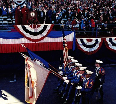 1986 Inauguration of Fishburne Military School Alumnus Gerald Baliles, who served as Virginia’s 65th Governor.