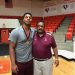 Fishburne Military School Wrestling Coach Terry Waters and FMS Heavyweight Silvio Dionisotti