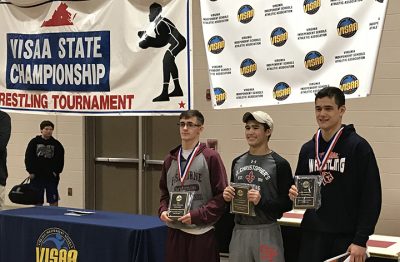 Matthew Farrar (Fishburne Military School) State Champion 120lbs