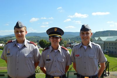 Fishburne Military School (Waynesboro, VA) Cadets of the Month for September 2018